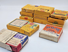 1940s Vintage Lot 12 8mm Movie Film Reel Kodak Ansco Solar Metal Reels Orig. Box