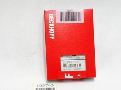 Beckhoff EL9930 PROFIsafe-Segment-Abschlussklemme / Neu OVP versiegelt