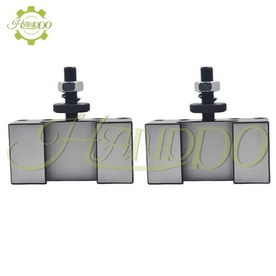 BXA #1 250-201 Quick Change Tool Post Holder Turning & Facing For Lathe US 2Pcs