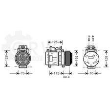 Kompressor Klimaanlage Klimakompressor Mercedes-Benz SL R129 Kompressor Klimaanlage Klimakompressor Mercedes-Benz SL R129
