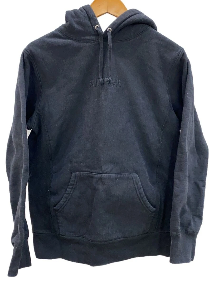 Sweat à capuche Supreme 15AW ton brodé S coton BLK