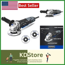 6-Amp 4-1/2 Inch Angle Grinder - Powerful Tool for Precision Cutting & Grinding