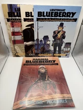 4 TPB Complete Set Lieutenant Blueberry + Marshal by Moebius 1991 Epic NM 1st