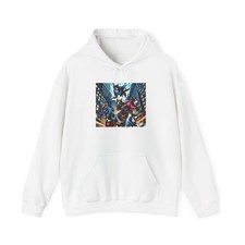 Sudadera con Capucha Cómic Superhero Dogs, Sudadera Unisex Personalizada, Regalo Amante de los Perros,