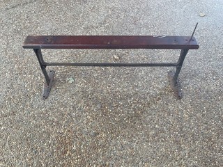Vintage REX 24 Butcher Paper Roll Cutter Mercantile General Store Wood Cast Iron