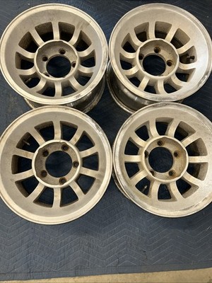 Set 4 Vector Wheel 15x8  5x5.5'' Lug Pattern Turbine Cyclone Rim Dodge Ford Jeep