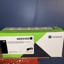BRAND NEW SEALED Lexmark 66S1X00 Black Ink Printer Hi Yield Toner Cartridge OEM 