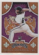 2019 Panini Chronicles Crusade Purple Mojo Prizm 61/75 Shaun Anderson #15 fm0