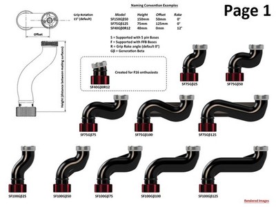 Joystick Extension (5pin): Thrustmaster, Virpil, Moza & VPforce