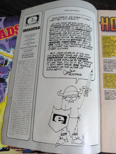 Epic Comics Dreadstar By Jim Starlin No. 2 & 3 - Picture 10 of 13