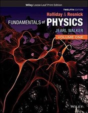 Fundamentals of Physics, Volume 1 - Loose Leaf, by Halliday David; Resnick - New