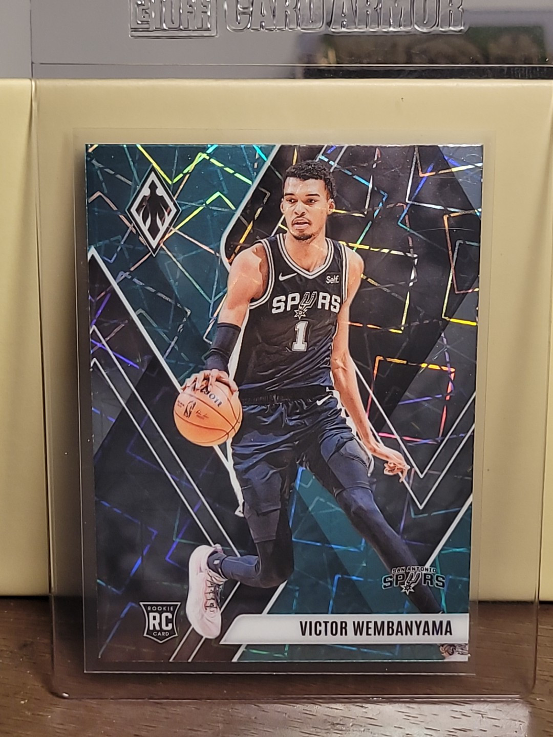 TEAL LAZER PRIZM VICTOR WEMBANYAMA 🚨 2023-24 PANINI PHOENIX #256 ROOKIE