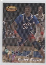 1994-95 Ted Williams Card Company What's Up Carlos Rogers #WU6 Rookie RC 0b5. rookie card picture