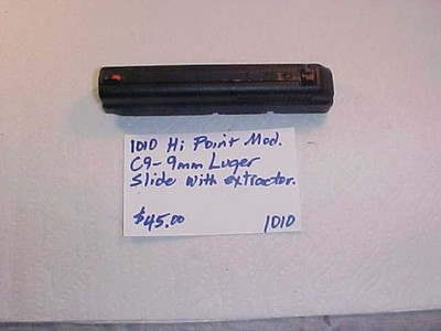 Item# 1010  Hi Point Model C9 - 9 mm Luger Slide with ejector - Yellow sights