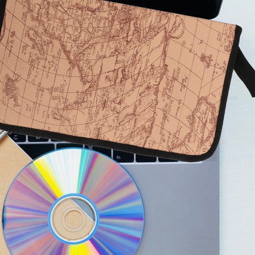 DVD Package Disc Storage Box Case Cd Cases Travel Bags Portable Zipper - Afbeelding 6 van 12