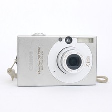 Canon PowerShot Digital ELPH SD1000 7.1MP Digital Camera - Silver no flash 