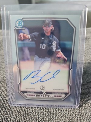 2026 Bowman Billy Carlson Chicago White Sox CPA-BC Auto Top Prospect