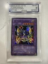 2003 Yu-Gi-Oh! XZ-Tank Cannon Magician’s Force MFC 1st Edition Super Rare AGS 8