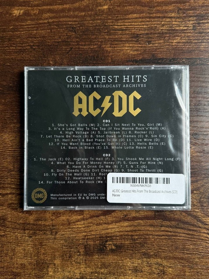 AC/DC: The Platinum Collection Greatest Hits From The Broadcast ...