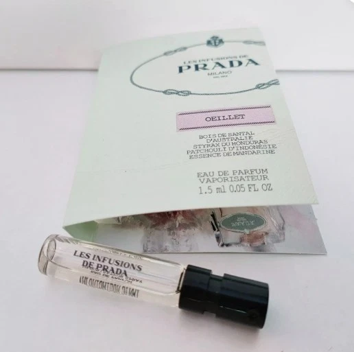 Prada Les Infusions Oeillet 1,5 ml Edts Perfume Mujer Eau De Toilette Spray Foto 2 de 3