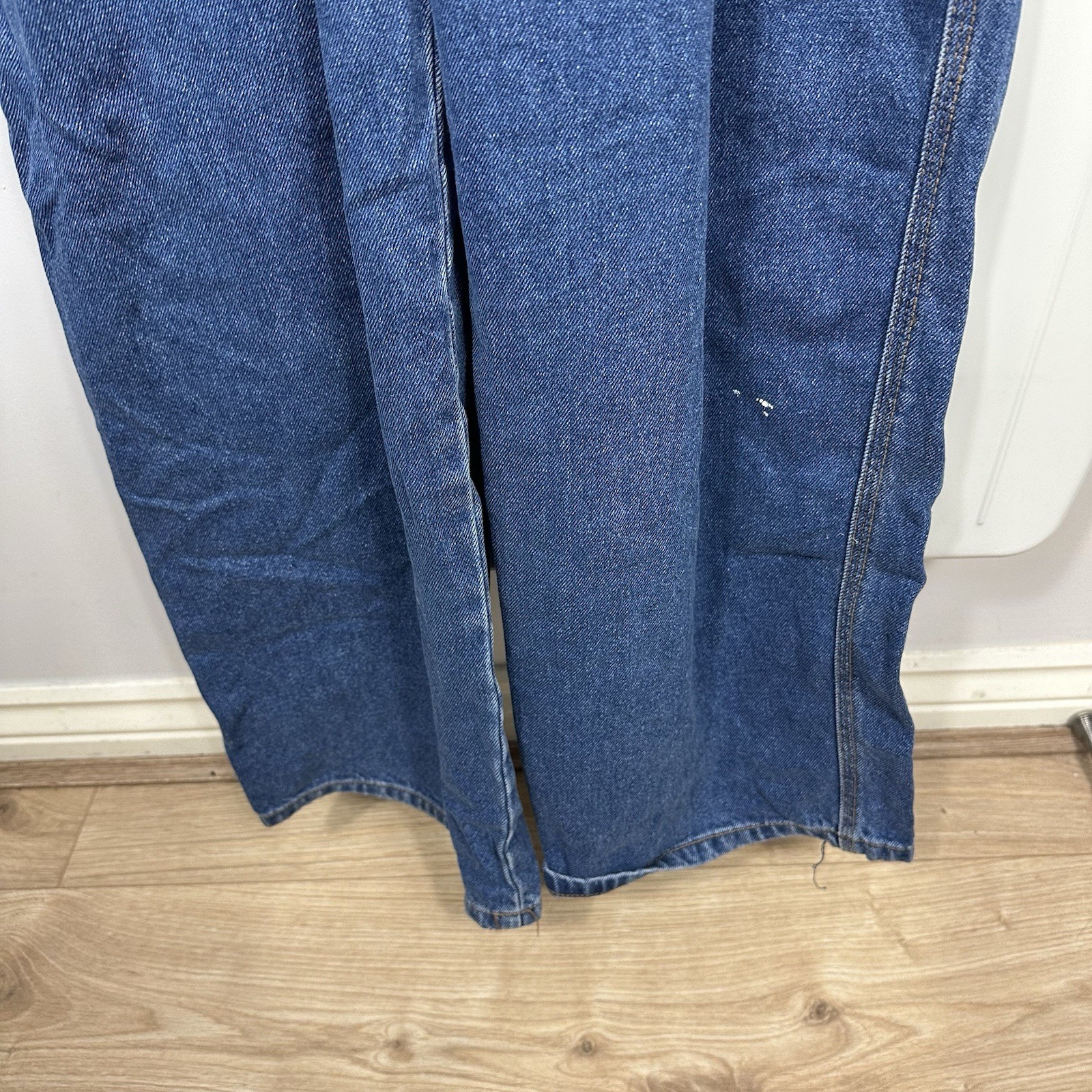 Polo Ralph Lauren Denim Dungarees, Blue Navy, Vintage  Chaps, Size Mens Large thumbnail 12