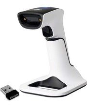 1D/2D Wireless Bluetooth Barcode Scanner: 3-in-1 with stand, USB QR Code Reader