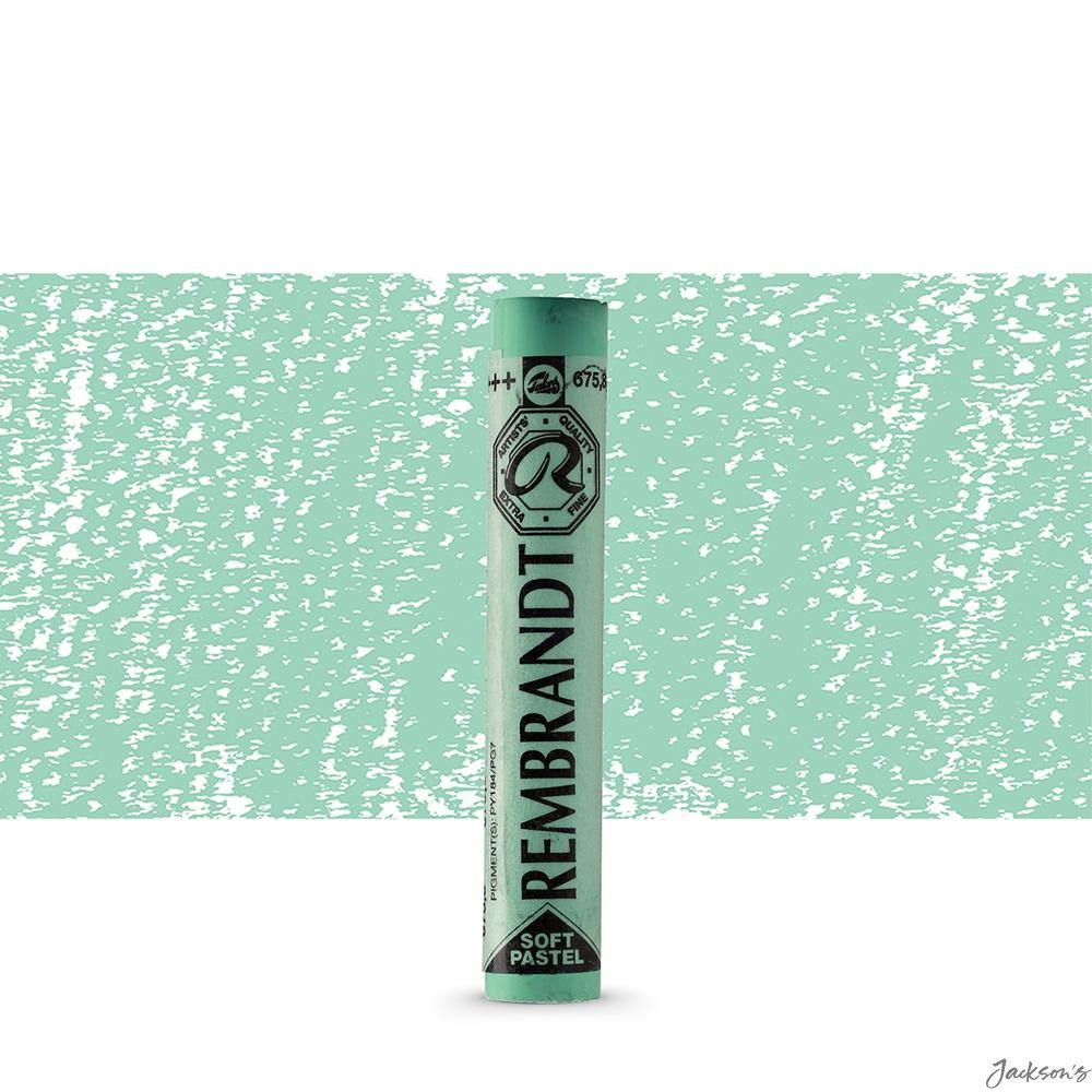 Royal Talens Rembrandt Soft Pastel Stick Phthalo Green TR675.8 For Drawing