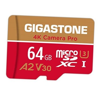 【5-Years Data Recovery】  64GB Micro SD Card, 4K 64GB 4K Camera Pro 1-Pack