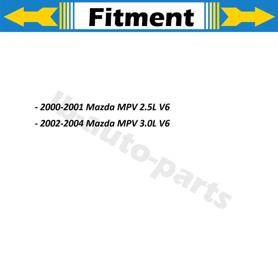 Manguera de freno delantera trasera 4 piezas para Mazda MPV 2000-2001 Foto 2 de 4