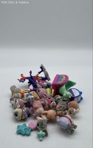 Disney TOTS Surprise Figure Lot 18 Pieces Flocked Baby Animals & Characters