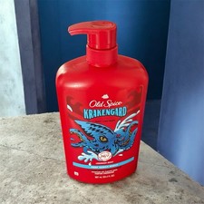 Old Spice Body Wash Krakengard 33.4oz  2-in-1 Face  Body Wash, Long-Lasting Sc
