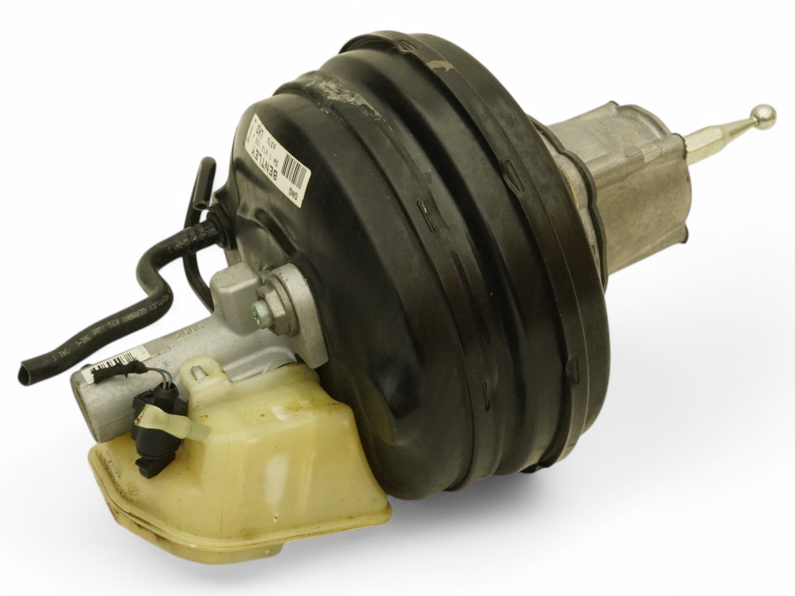 03-12 Bentley Continental Gt Master Cylinder Brake Booster Vacuum Reservoir OEM