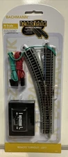 Bachmann EZ Track N Scale Left Remote Turnout Switch Nickel Silver Track #44861