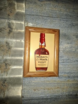 8 Bit Maker's Mark  Whisky Framed Mini Art Print By Neon Nicho