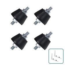 Anti-Vibration Mount Pads for Ductless Mini Split AC Units, Shock Absorbing, M8