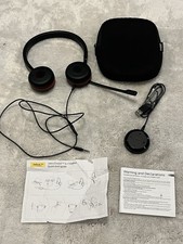 Jabra Evolve 30 II Wired Headphone - Black- Tested Works