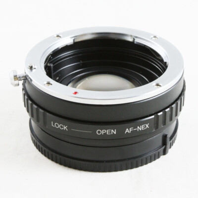 Focal Reducer Speed Booster Adapter Minolta Alpha AF Objektiv für Sony E NEX-5T