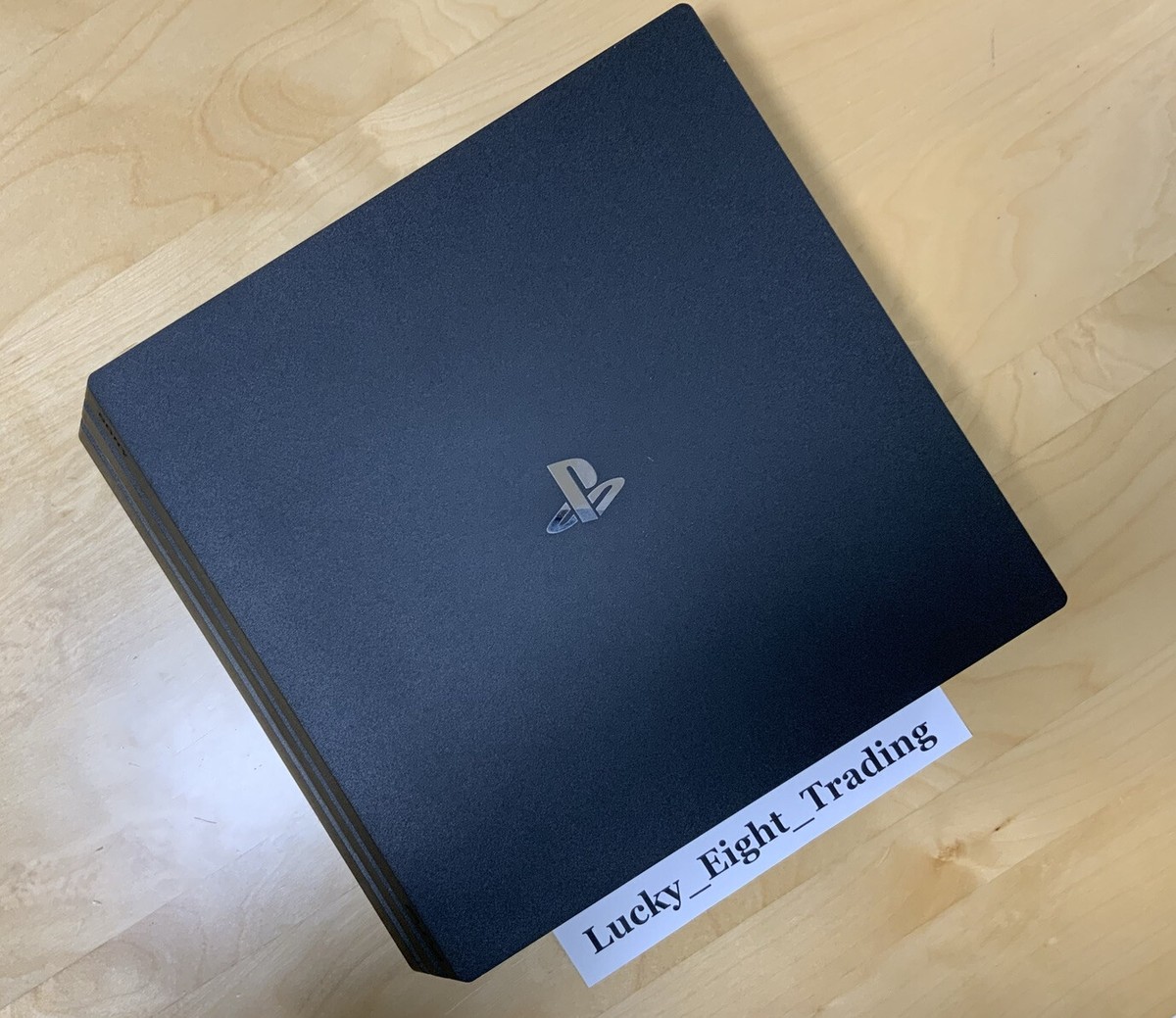 PS4 Jet Black Pro 1TB Console Full Accessories Sony