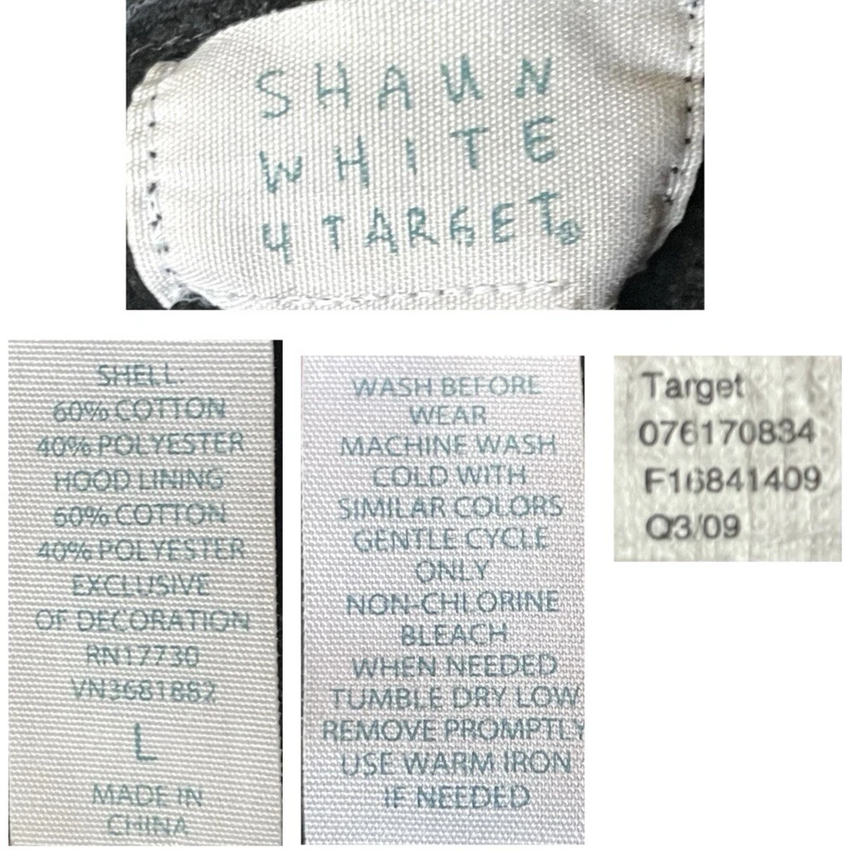 Shaun White 4 Target boys hoodie pullover sweatshirt ~ Boys sz Large (10 / 12) - Image 4 of 4