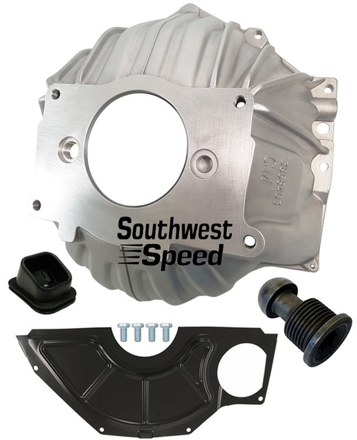 NEW SWS BELLHOUSING,INSPECTION COVER,CLUTCH FORK BOOT,BALL,GM,10.5