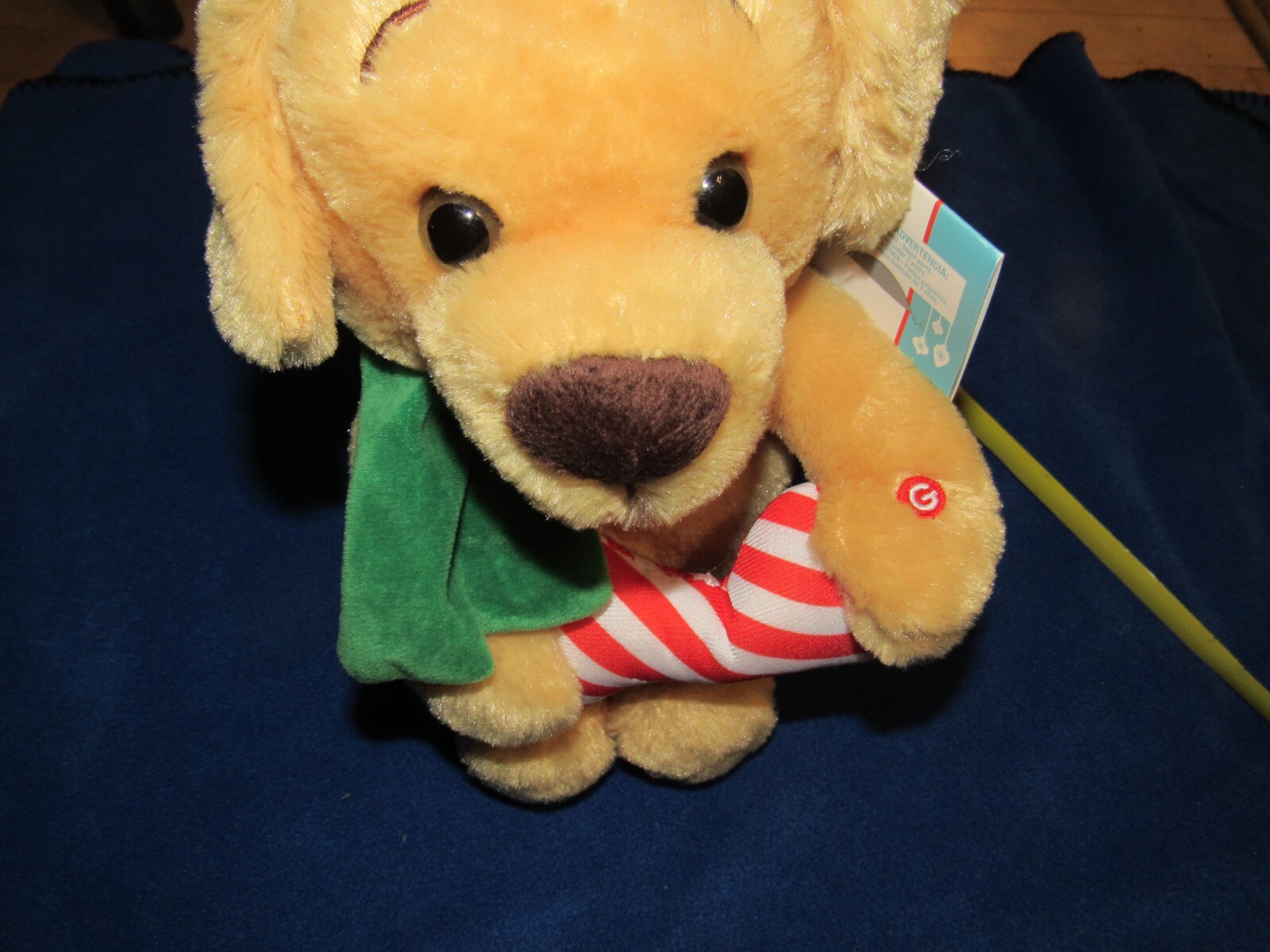 Gemmy Animated Holiday Dog New # 115692 jingle bells Barking chewing classic joy