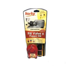 Korky Universal Fill Valve  Flapper Kit -QuietFILL Technology- Item 818MP