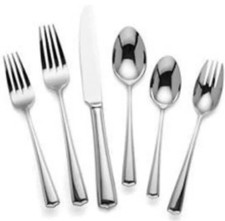 Lenox Swain 74 Piece Flatware Set Service for...
