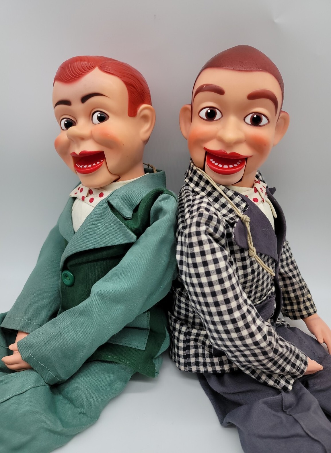 JERRY MAHONEY & KNUCKLEHEAD SMIFF Ventriloquist dummy doll by Paul