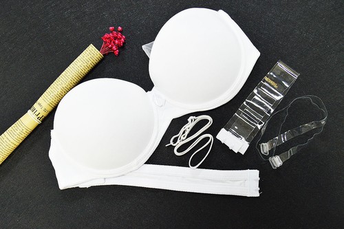 Invisible Strapless Bra Multi-way Bras Push-Up Bra Clear Back Straps Lingerie DN - Picture 45 of 48