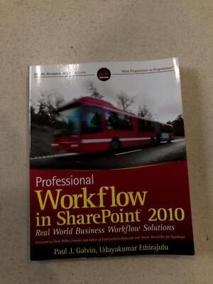 Professional Workflow in SharePoint 2010 Soft Cover Book