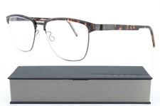 LINDBERG Lunettes 9833 52-17 135 K204 U9 Tortoise Braun Darkgrau Strip Titanium
