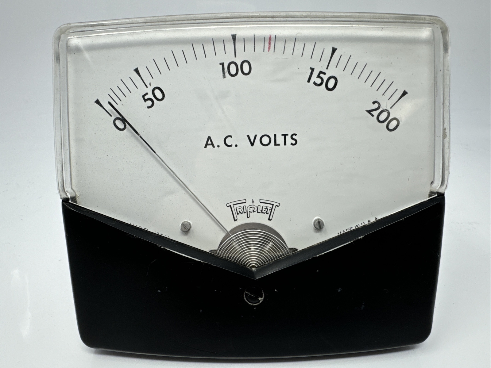 TRIPLETT Model 430-M - AC Volts Gauge 0-200 - Made In USA - Vintage | eBay