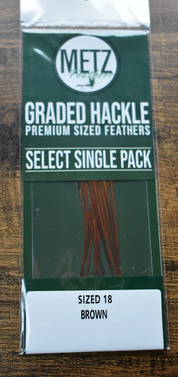 METZ #3 NECK GRIZZLY フライマテリアル Metz Fishing Fly Tying