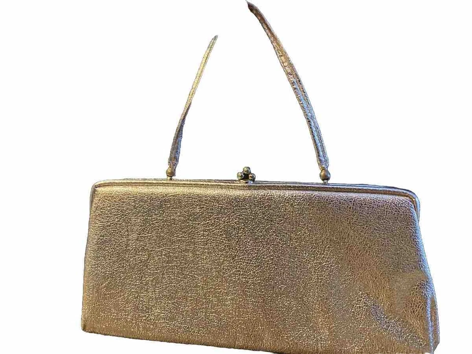 Rare vintage silver clutch evening bag purse - Image 3 of 4